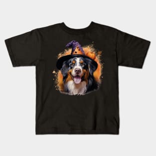 Halloween Bernese Mountain Dog Kids T-Shirt